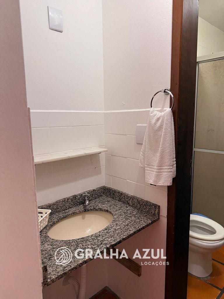 Apartamento de 02 quartos no centro de Garopaba!