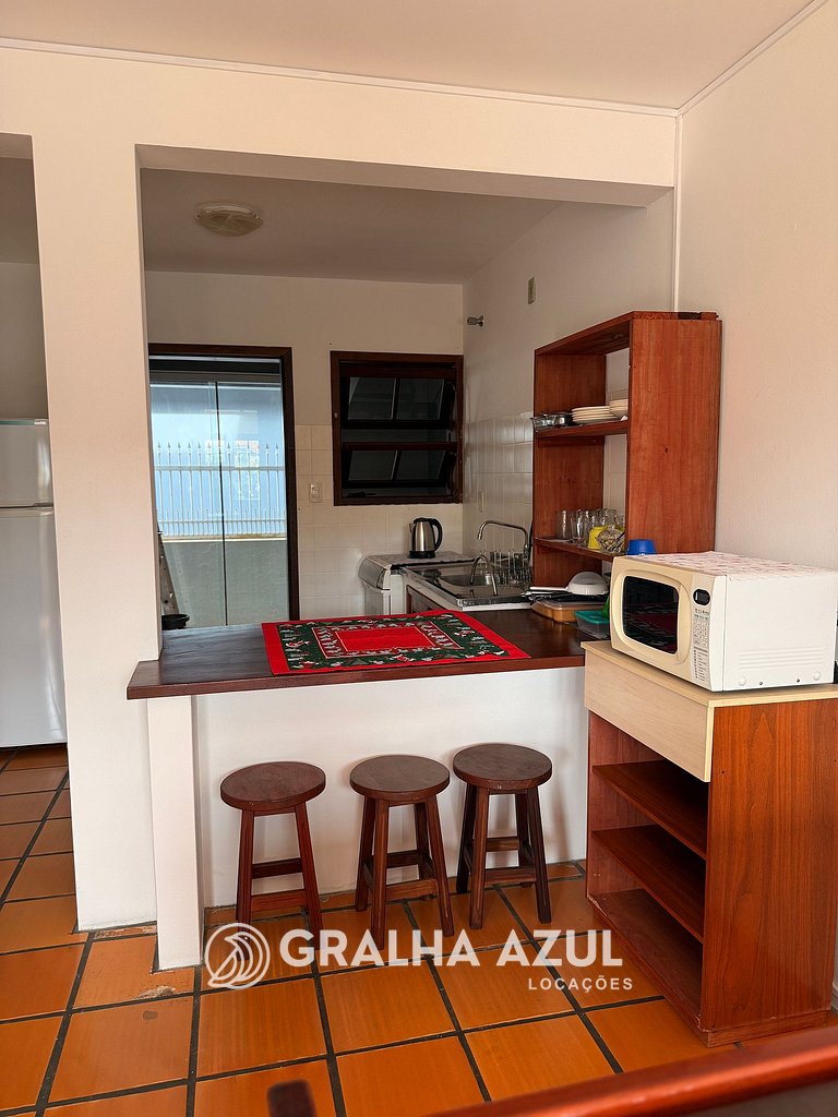 Apartamento de 02 quartos no centro de Garopaba!