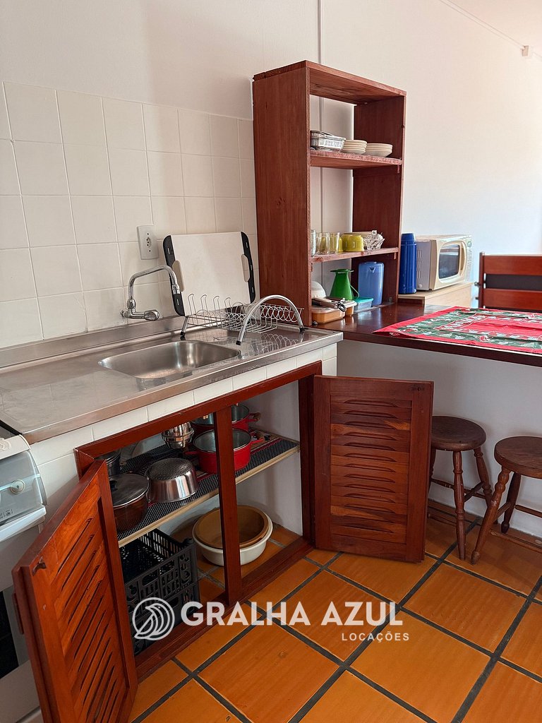 Apartamento de 02 quartos no centro de Garopaba!